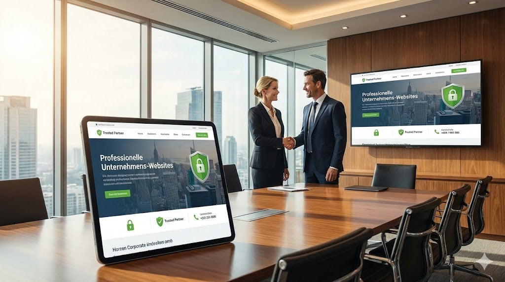 Professionelle Unternehmens-Websites stärken Vertrauen und Glaubwürdigkeit
